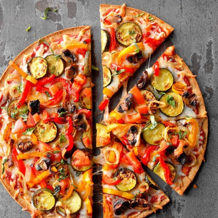 grilled-vegetable-pizza