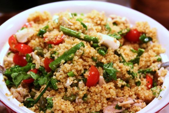Toasted Couscous and Tomato Salad