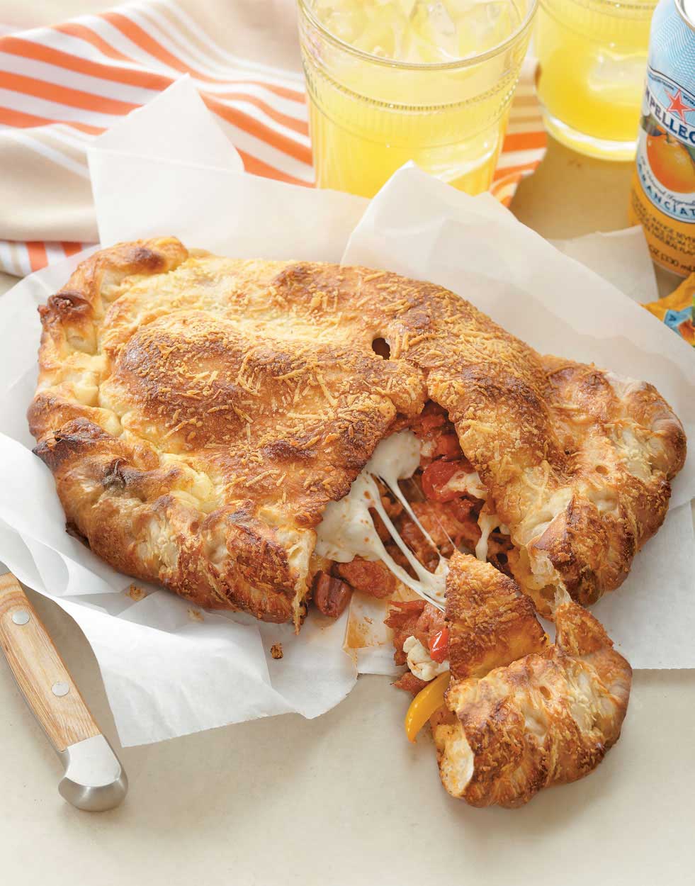 Calzone Style pizza