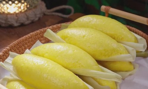 Corn Red Bean Steamed Buns 1