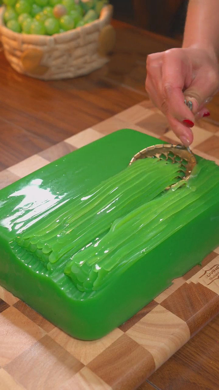 Cucumber Peel Jelly Noodles 2 Cucumber Peel Jelly Noodles 2