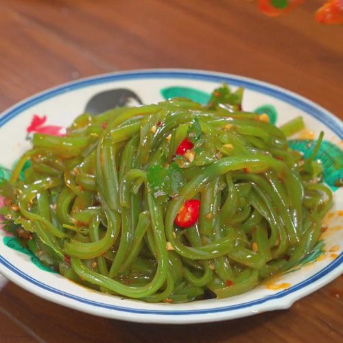 Cucumber Peel Jelly Noodles 3