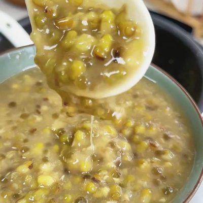One-Pot Rice Cooker Mung Bean & Sago Dessert
