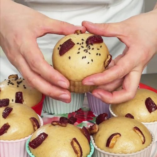 Brown Sugar Fa Gao Steamed Brown Sugar Cakes 1