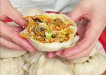 Cabbage and Glass Noodle Steamed Dumplings