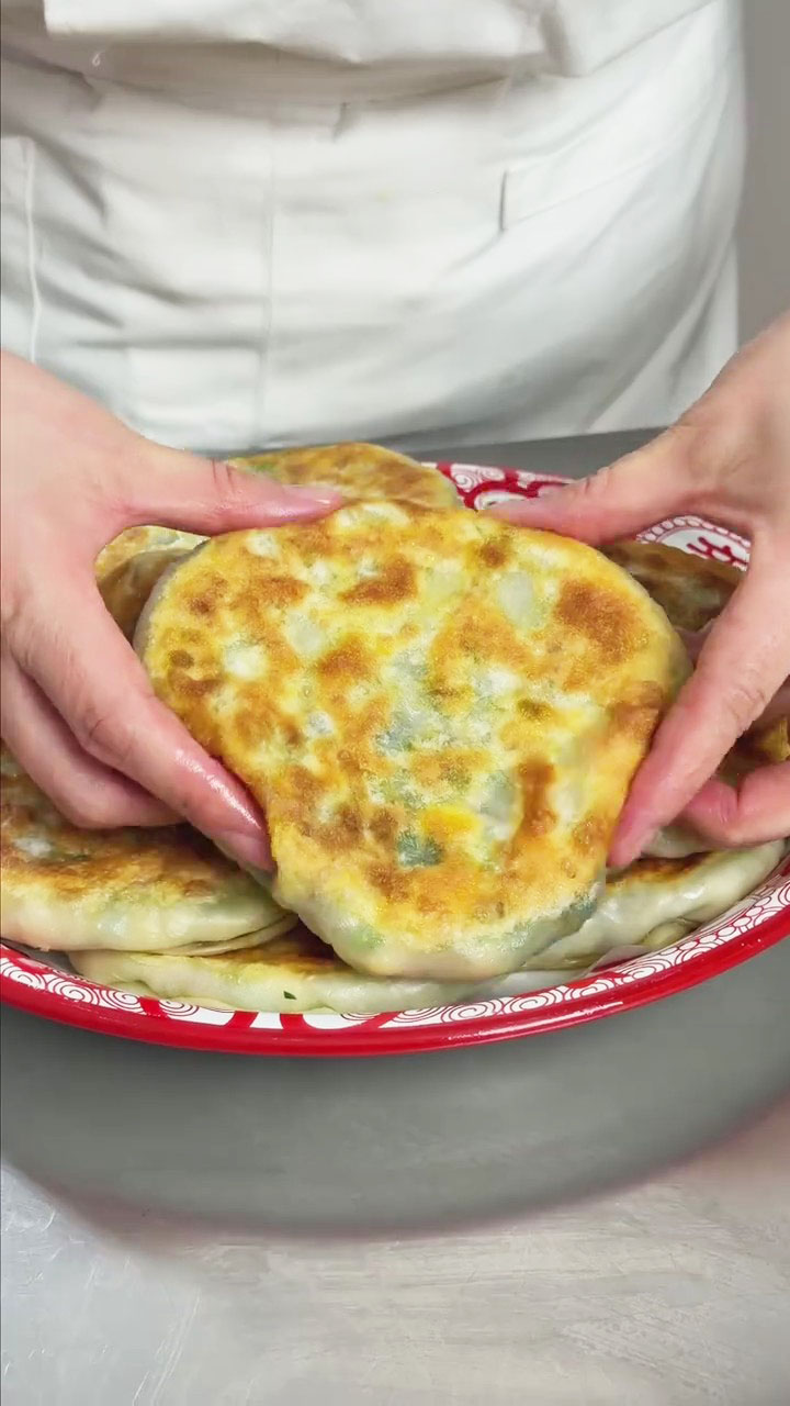 Chive Egg Glass Noodle Pancakes 1 Chive Egg Glass Noodle Pancakes 1