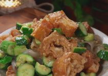 Cucumber & Glass Noodle Salad with Youtiao