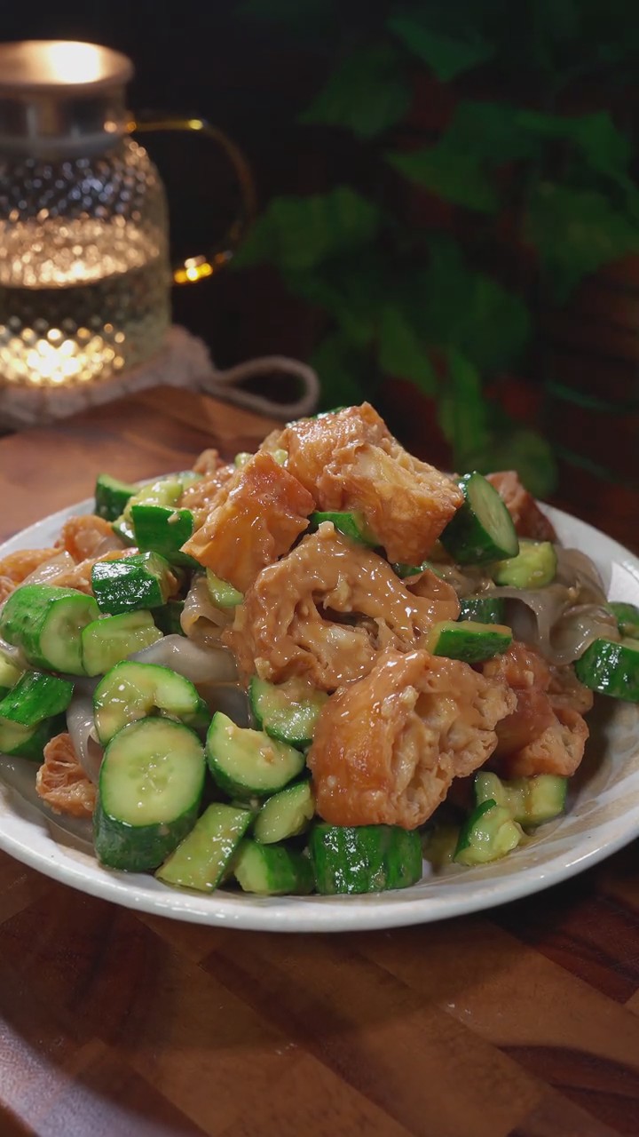 Cucumber Glass Noodle Salad with Youtiao 3 Cucumber Glass Noodle Salad with Youtiao 3