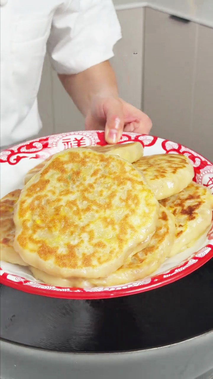 Radish Egg Glass Noodle Stuffed Pancake 4