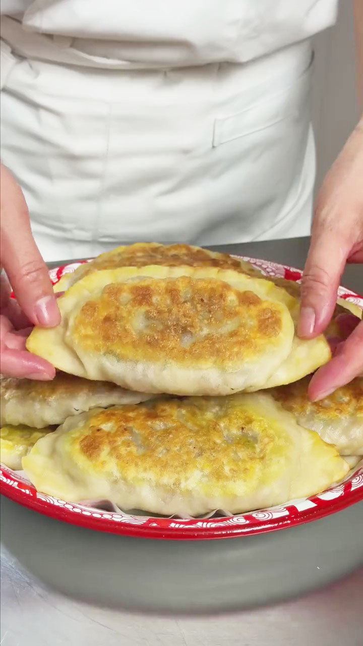 Radish Glass Noodle Pork Stuffed Pancakes 2 Radish Glass Noodle Pork Stuffed Pancakes 2