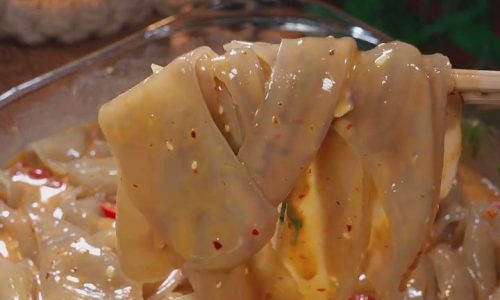 Sesame Sauce Glass Noodle Sheet Salad 4